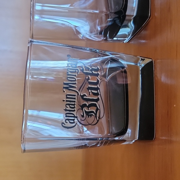 Captain Morgan Black Rum Glassware Set of Four - Picture 2 of 3
